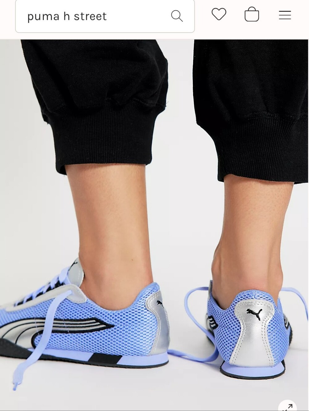 NIB PUMA H-Street OG Women's Sneakers Intense Lavender-Puma Silver 8